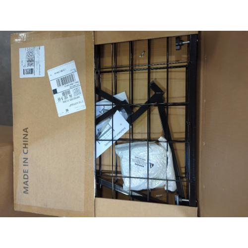 Black Grid Wall Panels, Foldable Gridwall Panel, Grid Wall Panels with Braked Wheels, for Craft Merchandise Display Item Storage