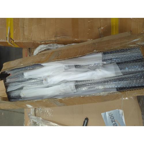 30 Pack Wrought Iron Balusters for Staircase Interior, 1/2 x 44 Hollow Deck Spindles Stair Railing Indoor with 60 Fixed Swivel Shoes, Metal Double Basket Decorative Stair - Matte Black