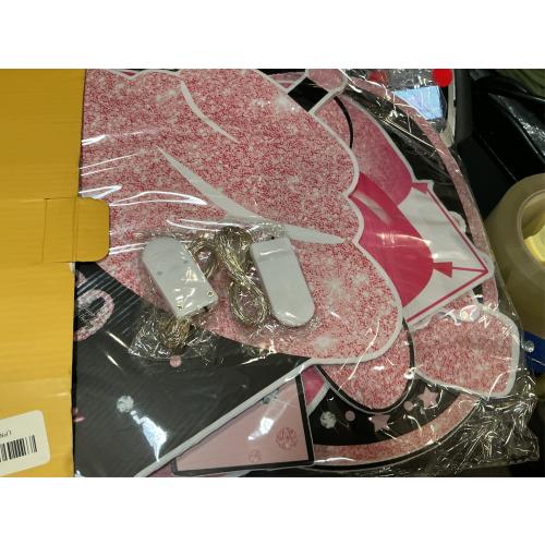 60th Birthday Decorations for Women - 7 Pcs Black & Pink 60th Birthday Yard Signs, 2 Pcs LED Lights, Sparkling at Night, Weatherproof, Perfect Happy Birthday Lawn Decorations for Women