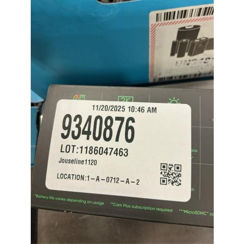 WYZE Battery Cam Pro, Wireless, No Hub, 2K HDR IP65 Outdoor/Indoor Smart Security Camera, Color Night Vision, Integrated Spotlight & Siren, Rechargeable Battery, 2-Way Audio, White, 1-Pack