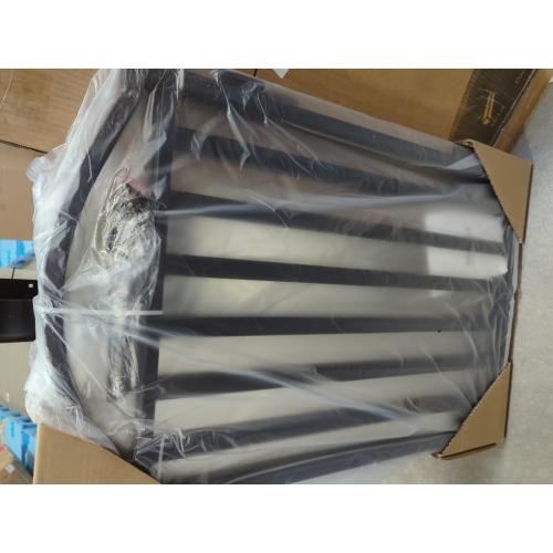 Malier Metal Freestanding Dog Gate, 32'' Height Outdoor Indoor Dog Fences, Extra Wide Foldable Puppy Gate for Stairs (Black, 【2 Panels】 40''W × 32''H)