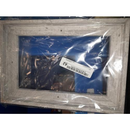 Farmhouse Style Rustic Picture Frame - Reclaimed Wood Photo Frame – Signature Wall Picture Frames for Living Room, Bedroom, Office Display - Wooden Frames for Décor Made in USA White Wash 11 x 14