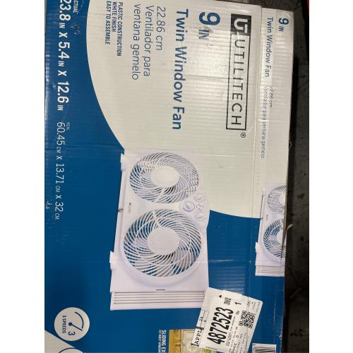 Utilitech 9in Reversible Window Fan