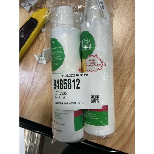 Fresh Monster 2-in-1 Kids Shampoo & Conditioner, Toxin-Free, Hypoallergenic, Tear-free Shampoo & Conditioner for Kids, Watermelon (8.5oz)