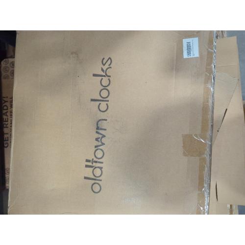 18 Wooden Multi-Color Maritime Coastal Beach Large Number Wall Clock (Blue, 18 inch)