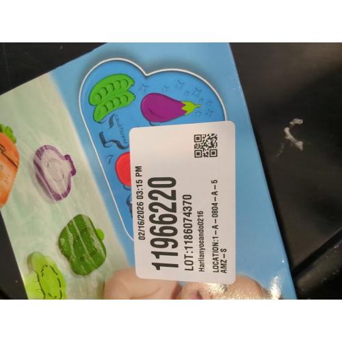 Baby Bath Toys, Premium Silcone Mold Free Vegetable Bath Toys, Soft Toddlers Floating Bathtub Toy, No Hole Tub Water Toys, Shape Sorting&Matching Educational Learning Toy Gift for Boys Girls Kids