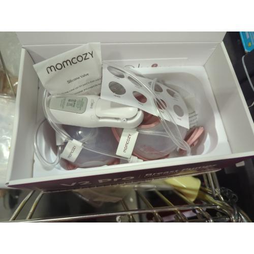 Size 17/19/21/24mm Momcozy Breast Pump V2 Pro Ultra-Lightweight, Hands-Free & Portable Wearable Pump with Upgraded Integrated DoubleFit Flange, Quiet & Leak-Proof Electric Pump, 3 Modes|9 Levels, 17/19/21/24mm