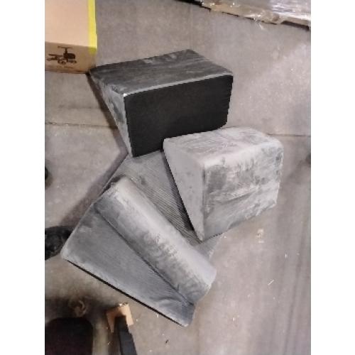 Axelrod 4PCS Orthopedic Bed Wedge Pillow Set, Post Surgery Foam for Back, Neck and Leg Pain Relief Comfortable & Adjustable Ortho Pillows- Anti Snoring, Heartburn, Acid Reflux & GERD Sleeping Grey