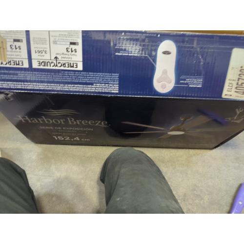 Harbor Breeze Bradbury 60-in Bronze LED Indoor Ceiling Fan with Light (6-Blade)