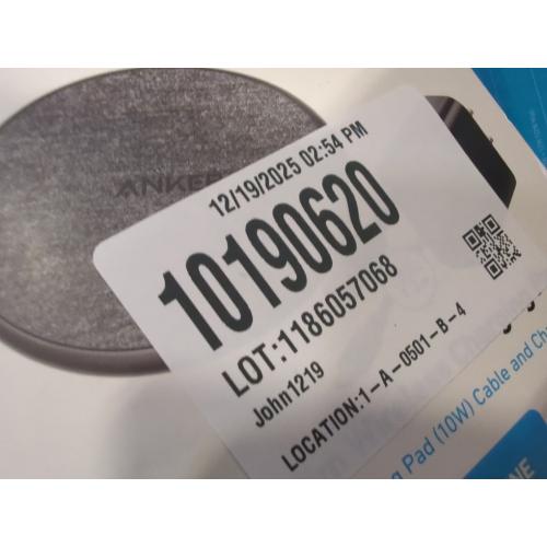 Anker 318 Wireless Charger Pad with 4' Cable, 10W, B2548JF1-1, Black