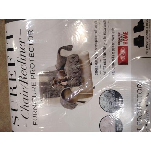 SureFit Pet Protector Recliner Furniture Cover in Gray