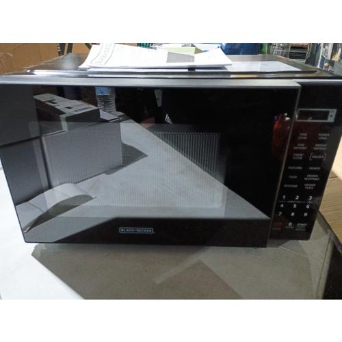 BLACK DECKER 0.9 cu ft Microwave Black