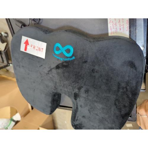 Everlasting Comfort Memory Foam Car Seat Cushion - Tailbone Pain Relief, Driving Seat Cushion for Short People - Office, Wheelchair, Gaming Chair, Travel - Non-Slip, Washable Cover