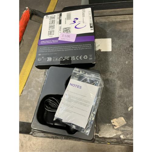 LISEN Electric Retractable Car Phone Mount, iPhone Vacuum Electric Suction Cup Phone Mount, Suction Cup Magnetic Phone Holder