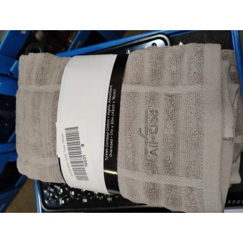 All-Clad Solid Kitchen Towel: Highly Absorbent, Super Soft Long Lasting - 100% Cotton, 17x30 Tea Towel for Cleaning & Drying Dishes, Pans, Glassware, or Countertops, (6-Pack), Titanium Gray