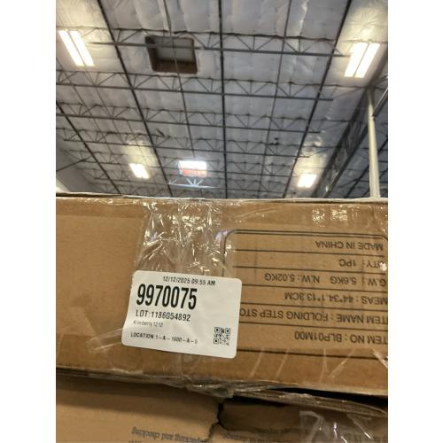 Bamboo Folding Step Stool with Sturdy Structure and Wide Stepping Surface for Safety, Multi-Purpose Foldable Step Ladder for Bathroom,Bedroom,Kitchen Step Stools for Kids & Adults, 400 lbs