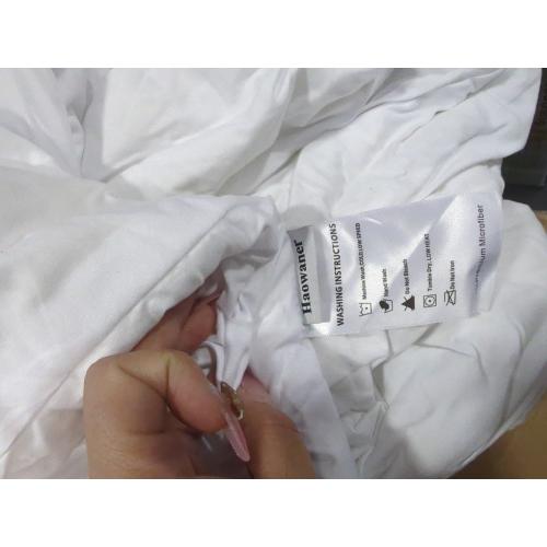 Shilucheng Hungarian Goose Down Comforter Queen Size, 850  Fill Power All Season Duvet Insert with 600TC Ultra-Soft Cotton Cover, 3D Baffle Box Design for Maximum Fluffiness (White,90x90 Inches)