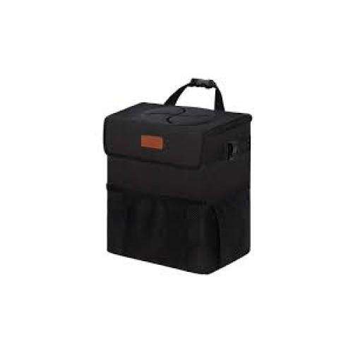 Vankor Car Trash Can with Lid Leak Proof Car Accessories for Women2.2 Gallon Cute Hanging Car
