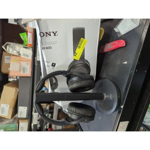 Sony RF400 Wireless Home Theater Headphones for Watching TV (WHRF400), Black, 2.9 (Requires use of RCA Audio Out or Headphone Jack on Television)