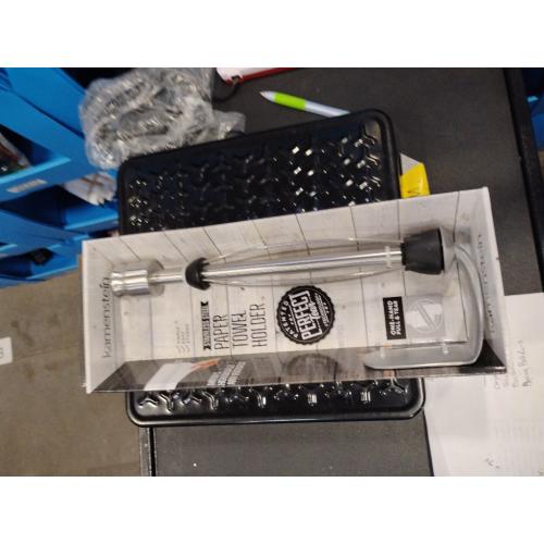 Kamenstein Stainless Steel Paper Towel Holder 1.57 in. H X 4.53 in. W X 11 in. L