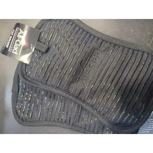 2pk All-Clad Premium Pot Holder & Hot Pad: Heat Resistant to 500 Degrees - 100% Cotton, 10x6.25 Hot Pad for Kitchen and Barbeque, (), Black