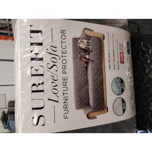 SureFit Pet Protector Sofa Furniture Cover in Gray