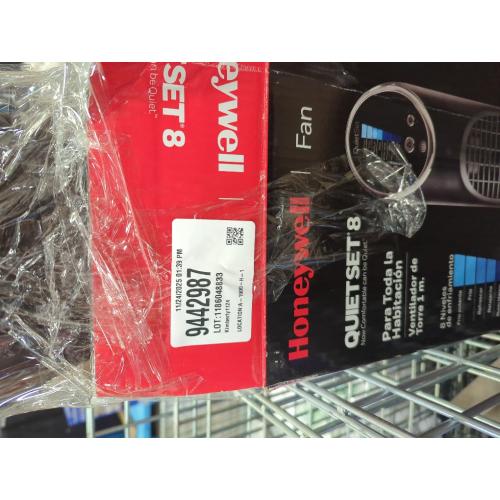 Honeywell QuietSet 40 in. H 8 speed Oscillating Tower Fan Remote Control