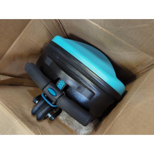 2-in-1 Ride-On Scooter Suitcase,Carry On Hardshell Ride On Suitcase Scooter for Kids Age 4-15, Multifunctional Ride On Lightweight Kids Luggage with Wheels(Size:Blue)