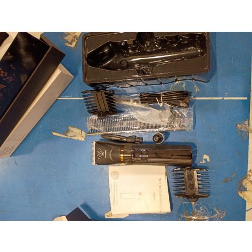 oneisall Quiet Cat Clippers for Matted & Long Hair, 2-Speed Cordless Pet Shaver Grooming Kit for Cats, Small Dogs & Animals (Black)