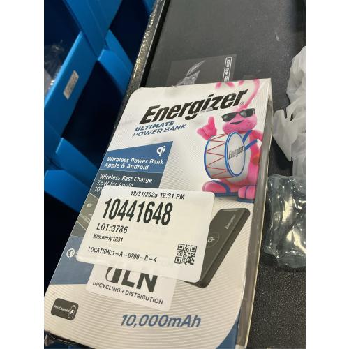 Energizer 10000mAh PowerSafe Wireless/Wired QC3 IFast USB-C/a Charging