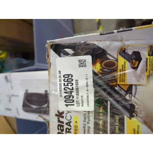 Shark CH951 UltraCyclone Pet Pro Plus Cordless Handheld Vacuum, with XL Dust Cup, in Black (Renewed)