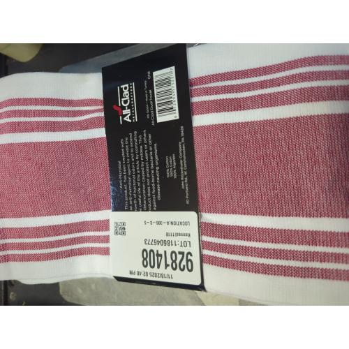 3 Pack of Chili All-Clad Dual-Purpose Kitchen Towels: Highly Absorbent - 100% Cotton, 17x30 Dish Towels for Cleaning & Drying Dishes & Glassware, 3-Pack, Chili
