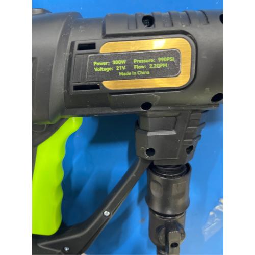 Cordless Pressure Washer Battery Powered; 990PSI Cordless Power Washer with 6-in-1 Nozzle, 23FT High-Elastic Hose, 21V Battery&Charger; Portable Handheld Pressure Washer Cleaner for Home, Car, Garden