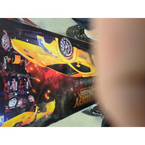 MISSING REMOTE RC Car, Remote Control Car for Boys 4-7 8-12 Gifts,1:18 Transform Robot Toy Car with 360° Rotating Led Lights & One Button Deformation,Kids Transform Toys for 3 4 5 6 7 8 9 10 Years Old