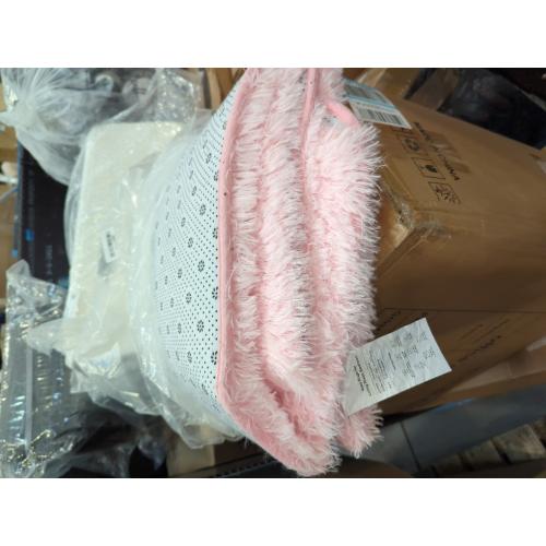 Pink Fluffy 4x6 Area Rugs for Bedoom Girls, Soft Washable Fuzzy Furry Shag Rug for Kids Room, Nursery, Dorm Decor, Cute Plush Carpet for Baby Toddler