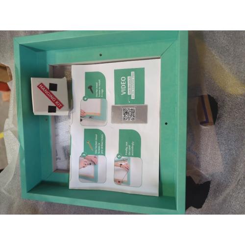 Pixy Canvas Floater Frame 8x8 for 1-1/2 (1.5) inch Deep Canvas Paintings/Canvas Prints/Wood Canvas Panels/Wall Art/Wall Decor/Home Decor/Artwork (Lucite Green, 8 x 8 inch, Square)