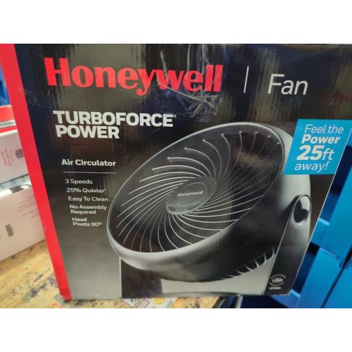 Honeywell HT-900 TurboForce Air Circulator Fan Black, Small- 4 Pack