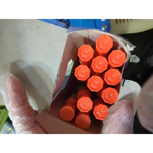 Avery Marks A Lot Permanent Markers, Large Desk-Style Size, Chisel Tip, Water and Wear Resistant, 12 Orange Markers (08883)