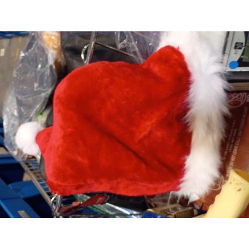 TCJJ: Kids/Baby/Adult Christmas Hat, Santa Hat, Unisex Xmas Hats | Red Velvet Double Thickened Comfortable Soft Liner Fabric for New Year, Festive, Party, Christmas Cosplay, Stage Performance