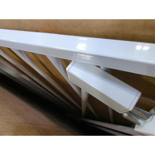 White 42 Extra Tall Baby Gate for Stairs and Doorways, Fits Openings 29.5-40.5 Wide, Auto-Close, Pressure-Mounted Pet and Dog Gates, Secure Your Home While Keeping Your Little Ones Safe，White