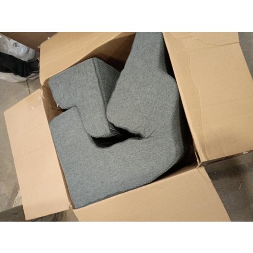 3-Step Dog Ramp and Stairs for Sofa and Chair - Non-Slip Sturdy Pet Steps for Small Dogs and Cats,15.7 H,Grey