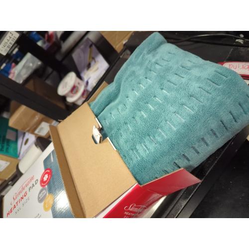 Sunbeam Heating Pad for Back, Neck, and Shoulder Pain Relief with Auto Shut Off, XXL Large 20 x 24, teal
