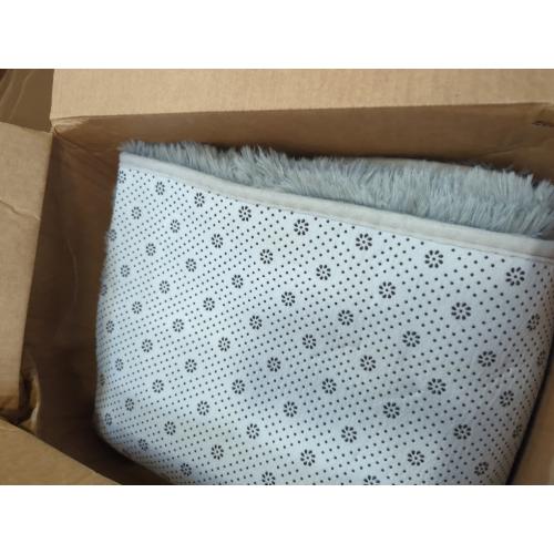 Chicrug Soft Runner Rugs for Bedroom Living Room Plush Fluffy Rug 2x6 Feet, Shag Furry Area Rug Carpet Non Shedding for Nursery Children Kids Girls Room Home Decorative, Grey