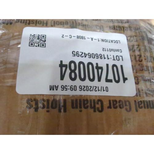 VEVOR Manual Lever Chain Hoist, 3 Ton 6600 lbs Capacity 20 FT Come Along, G80 Galvanized Carbon Steel with Weston Double-Pawl Brake, Auto Chain Leading & 360° Rotation Hook, for Garage Factory Dock