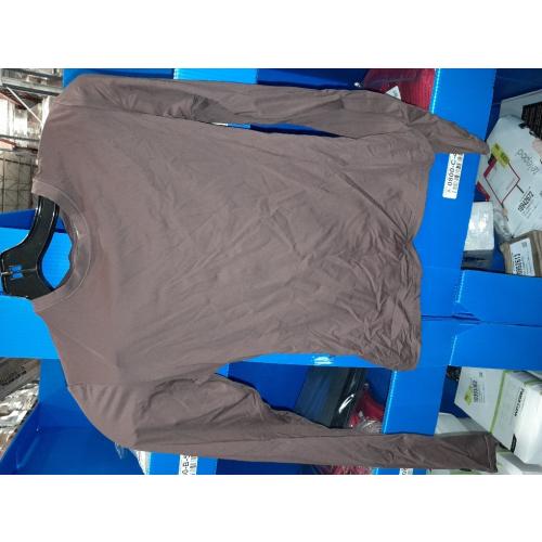 CRZ YOGA Softembrace Crewneck Long Sleeve Shirts for Women - Casual Going Out Tops Soft Basic Fitted Tight Fall T-Shirts Size XL