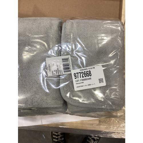 Haven Turkish Cotton Hand Towel in Harbor Mist Grey 6 pack