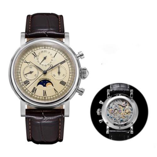 MoonPhase Master S394 (SUM199B/X) Stainless-Steel Case Creamy Dial