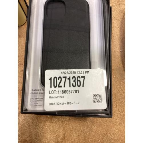 Coach Leather Slim Case for iPhone 12 mini Black