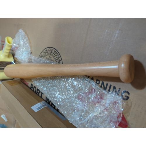 Professional Wood Baseball Bat 21-34 Inch，High-Density Maplewood for High Impact Resistance & Durability, Perfect for Baseball Training & Games