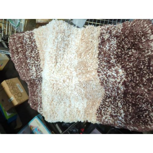 Brown Arotive Microfiber Bathroom Rugs, Shaggy Soft and Absorbent Bath Rug, Non-Slip, Thick Plush Machine Washable Dry Bath Mats for Bathroom, Tub and Shower, Brown